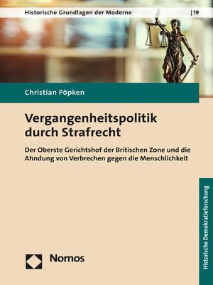 cover image of Vergangenheitspolitik durch Strafrecht